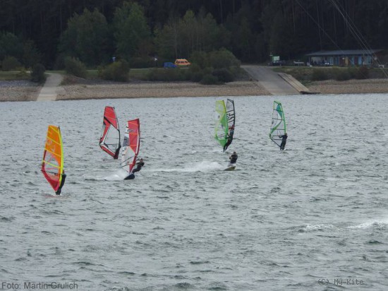Windsurfen auf dem Brombachsee