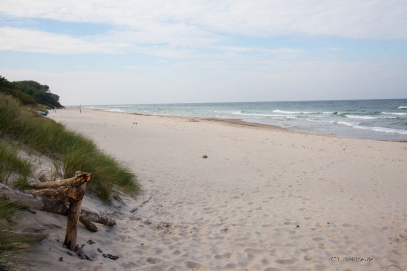 Bei Wind aus West oder Ost bietet Nonnewitz ähnliche Bedingungen wie Nordstrand. Allerdings stehen 